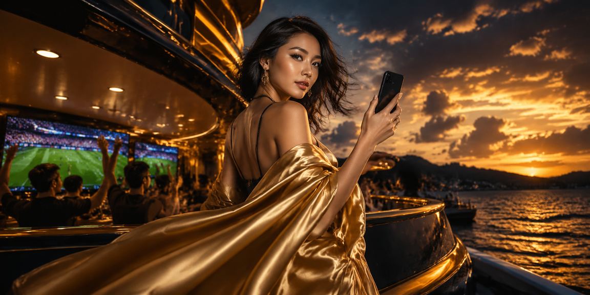 Người chơi thư giãn trên bãi biển Phú Quốc và tham gia slot game trên điện thoại